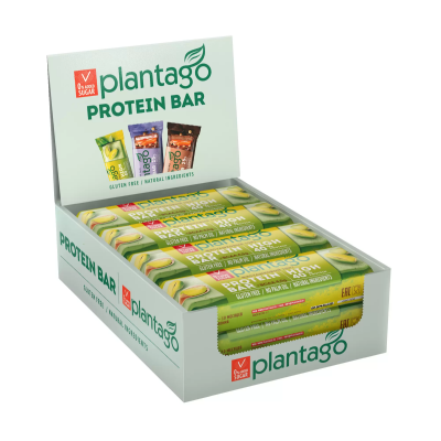 Батончики Plantago Protein Bar High 50 г 15 шт фисташка Батончики Plantago Protein Bar High 50 г 15 шт фисташка