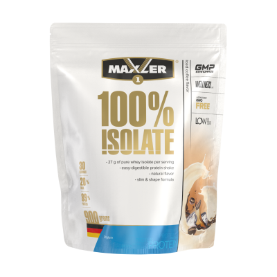 Протеин 100% Whey Protein Isolate Maxler 900 г ледяной латте