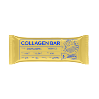 Протеиновые батончики Collagen Bar ProteinRex 27% 1 штука - банан