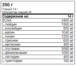 купить аминокислоты biotech eaa zero 350 г