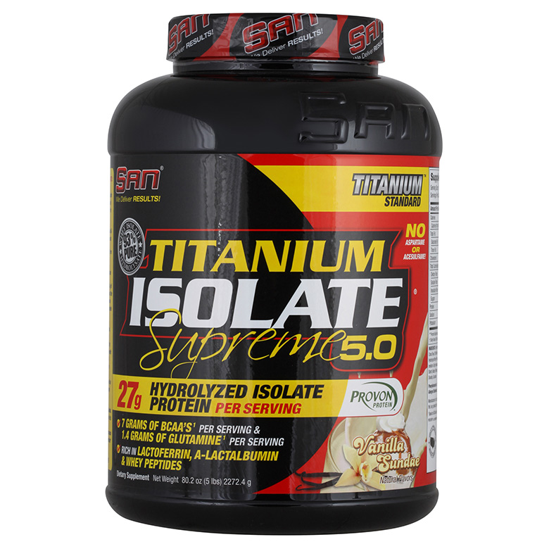 Titanium Isolate Supreme 2240 г - ванильное мороженое