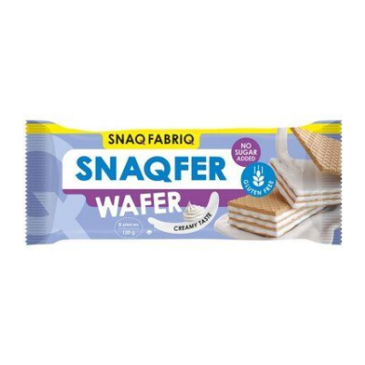 Батончик вафельный  BOMBBAR SNAQFER не глазированный 120 г - сливочный