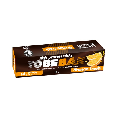 Протеиновый батончик Иван-Поле TOBEBAR high protein sticks 50 грамм, вкус: апельсин Протеиновый батончик Иван-Поле TOBEBAR high protein sticks 50 грамм, вкус: апельсин