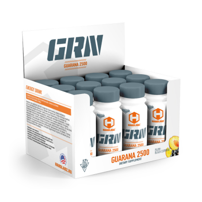 Guarana 2500 GRN Hardlabz 60 мл 12 шт слива-черная смородина