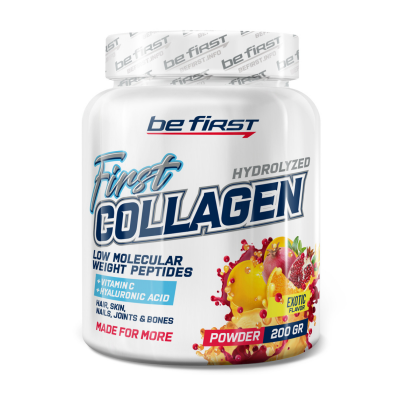 Коллаген Be First Collagen + hyaluronic acid + vitamin C 200 грамм экзотик Коллаген Be First Collagen + hyaluronic acid + vitamin C 200 грамм экзотик