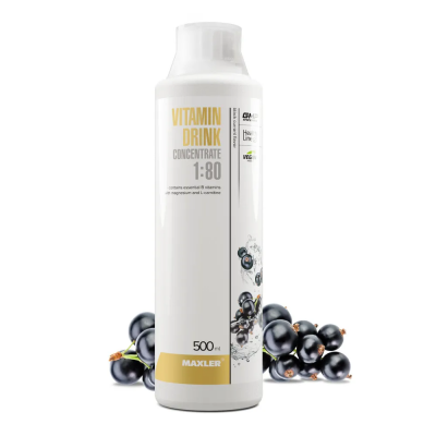 Изотоник Maxler Vitamin Drink Concentrate 500 мл черная смородина