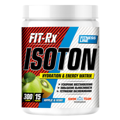 Изотоник FIT-Rx ISOTON, вкус: яблоко-киви, 300 г