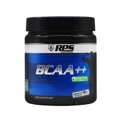 BCAA RPS Nutrition BCAA++ 200 г, вкус: лимон-лайм BCAA RPS Nutrition BCAA++ 200 г, вкус: лимон-лайм