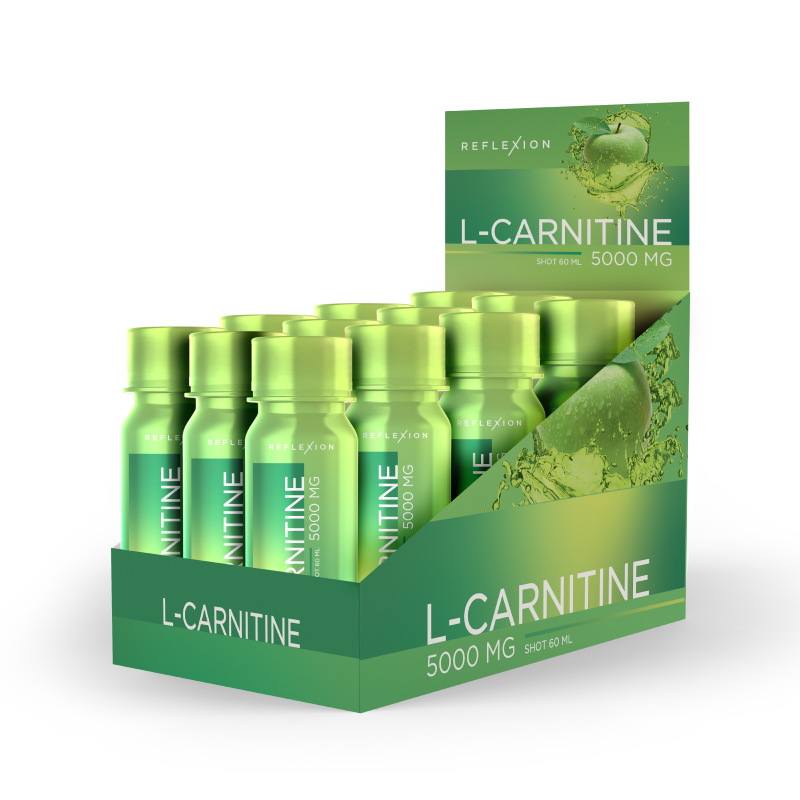 L-Carnitine 5000 мг Reflexion 60 мл 12 шт яблоко L-Carnitine 5000 мг Reflexion 60 мл 12 шт яблоко