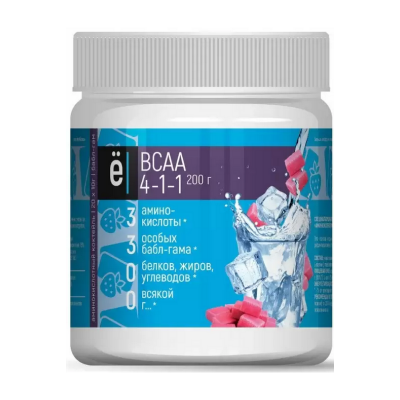 Аминокислоты ё|Батон BCAA 4:1:1 200 г бабл гам