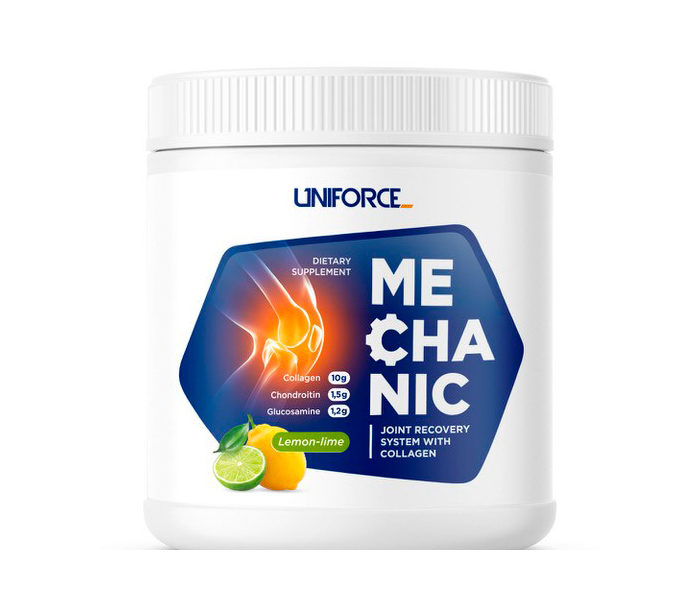 Комплекс для суставов и связок Uniforce Mechanic 414 г, вкус: лимон-лайм Комплекс для суставов и связок Uniforce Mechanic 414 г, вкус: лимон-лайм