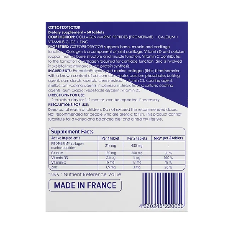 купить препарат для суставов и связок apotheka osteoprotector 60 таблеток