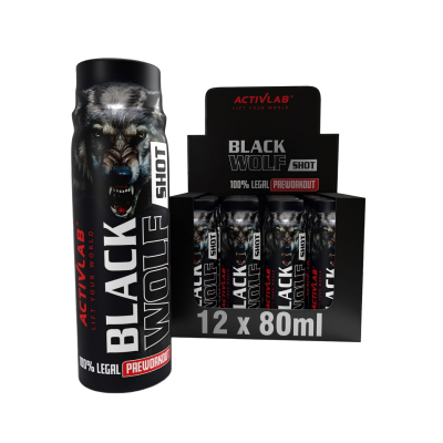 Предтренировочный комплекс Black Wolf Activlab 80 мл 12 шт яблоко-вишня Предтренировочный комплекс Black Wolf Activlab 80 мл 12 шт яблоко-вишня