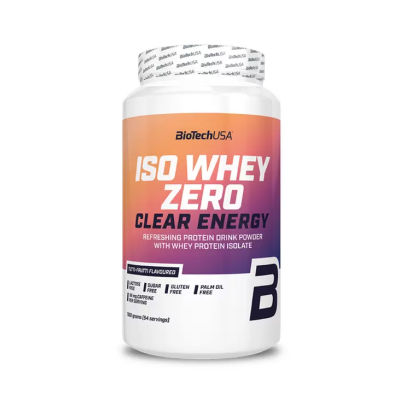 Изолят протеина BioTech Iso Whey Zero Clear Energy 1362 г тутти-фрутти