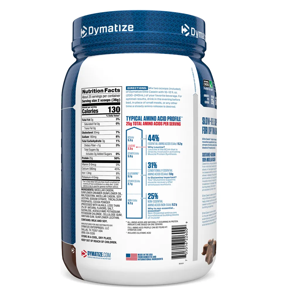 купить протеин dymatize elite casein 908 г