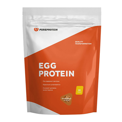 Протеин PureProtein Egg Protein 600 г - шоколадное печенье