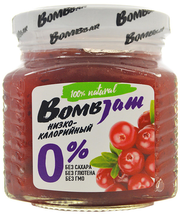 BombJam 0% 250 г - брусника