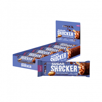 Батончик глазированный FitnesSHOCK Shocker 35 г 12 шт Батончик глазированный FitnesSHOCK Shocker 35 г 12 шт