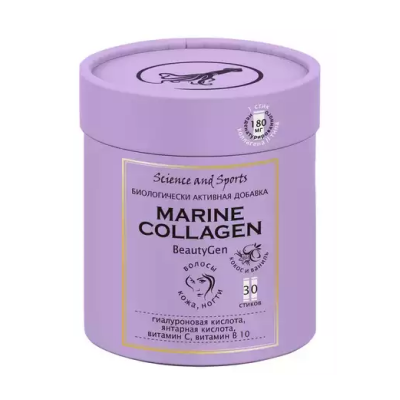 Коллаген Science and Sports Marine Collagen 30 пак Marine Collagen 30 пак Science and Sports (для кожи, ногтей и волос с витаминами и гиалуроновой кислотой) клубника Коллаген Science and Sports Marine Collagen 30 пак Marine Collagen 30 пак Science and Sports (для кожи, ногтей и волос с витаминами и гиалуроновой кислотой) клубника