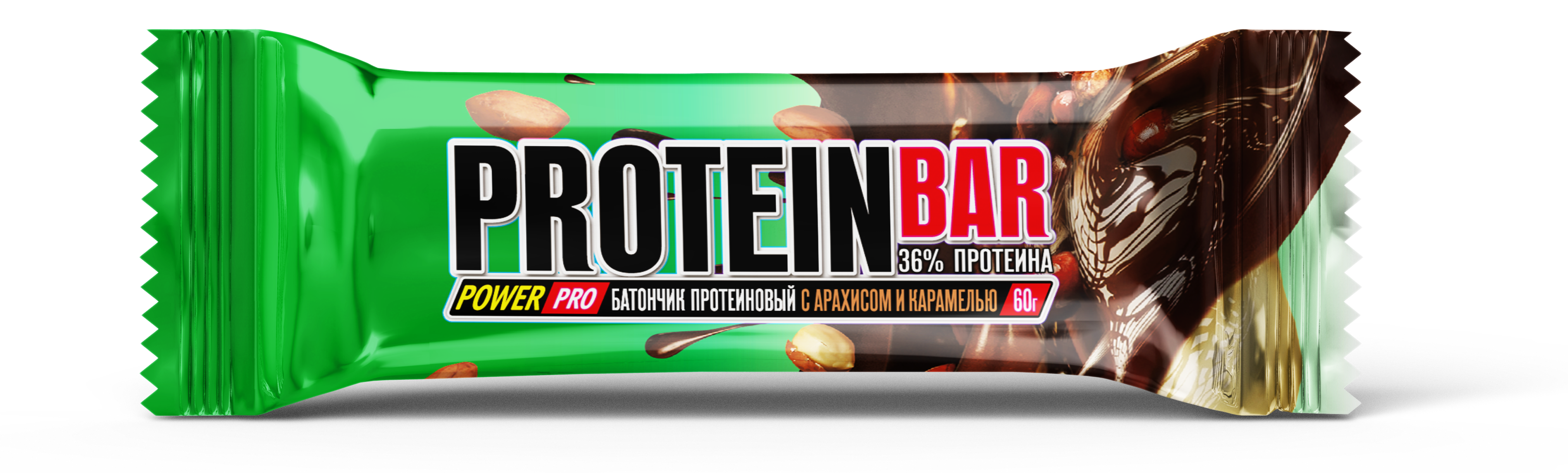 Power Pro 36% 20*60 г - карамель-жареный арахис