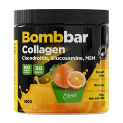 Коллаген Bombbar Collagen Chondroitin Glucosamine MSM 180 г цитрус Коллаген Bombbar Collagen Chondroitin Glucosamine MSM 180 г цитрус