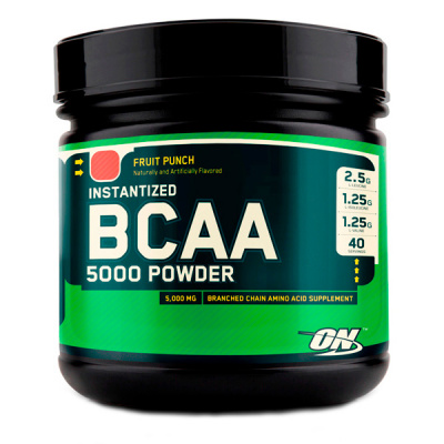 Аминокислоты Optimum Nutrition BCAA 5000 Powder 380 г, вкус: фруктовый пунш Аминокислоты Optimum Nutrition BCAA 5000 Powder 380 г, вкус: фруктовый пунш