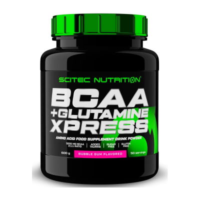Аминокислоты Scitec Nutrition BCAA+Glutamine Xpress 600 г жвачка Аминокислоты Scitec Nutrition BCAA+Glutamine Xpress 600 г жвачка