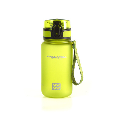 Бутылка для воды WELL&WELL Colorful Frosted W-3034 1 штука 350 миллилитров, цвет: зеленый Бутылка для воды WELL&WELL Colorful Frosted W-3034 1 штука 350 миллилитров, цвет: зеленый