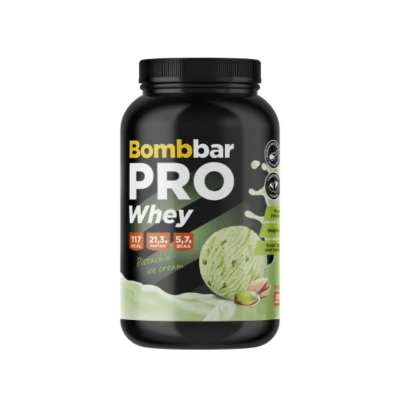Протеин BOMBBAR PRO Whey 900 г фисташковое мороженое