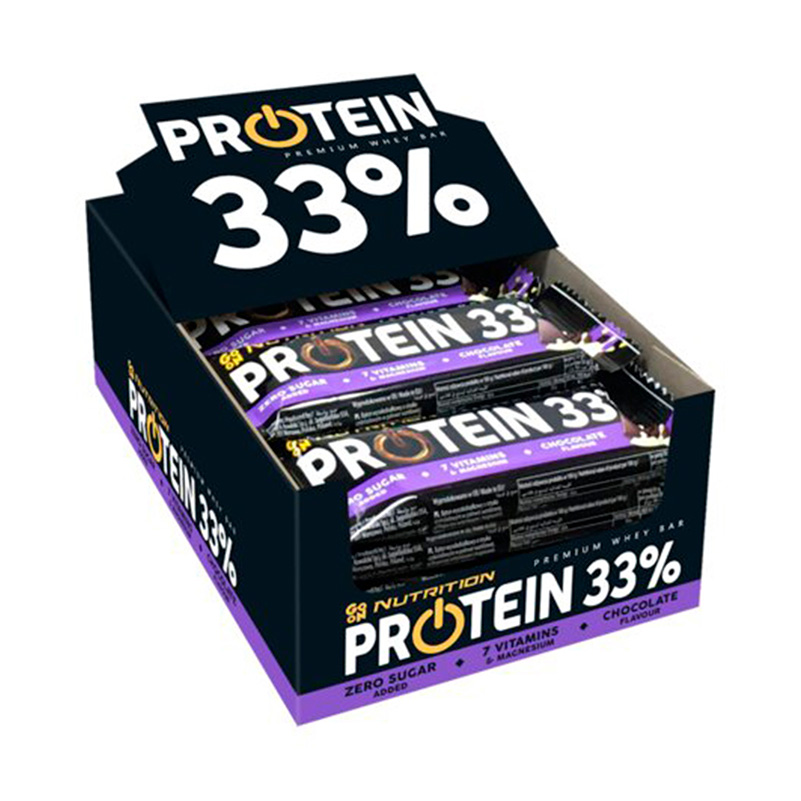 GO ON Protein bar 33% 25*50 г - шоколад GO ON Protein bar 33% 25*50 г - шоколад