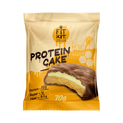 Печенье FitKit Protein Cake 70 г медовый