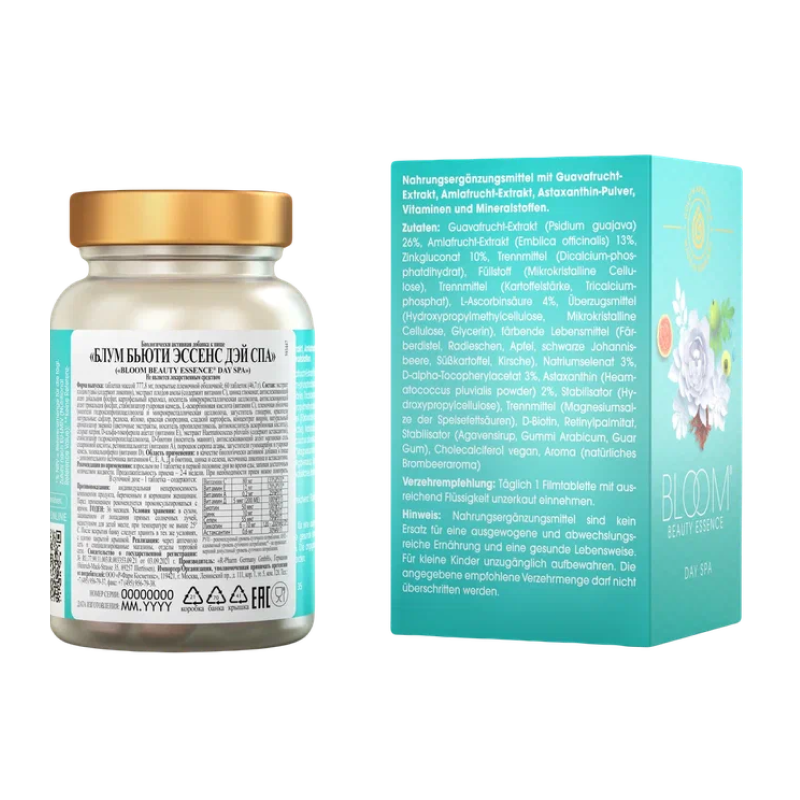 Витаминно-минеральный комплекс Apotheka Bloom Beauty Essence day spa 60 таблеток купить витаминно-минеральный комплекс apotheka bloom beauty essence day spa 60 таблеток