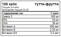 купить детская омега-3 кук ля кук mirrolla 100 жев. капс