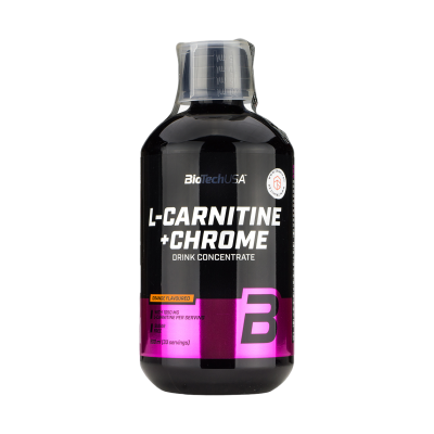 Карнитин BioTech L-Carnitine + Chrome 500 мл апельсин Карнитин BioTech L-Carnitine + Chrome 500 мл апельсин