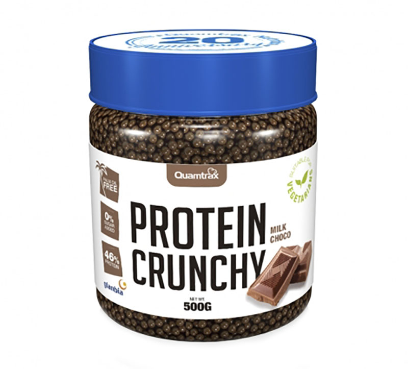 купить злаковые шарики quamtrax nutrition protein crunchy 500г
