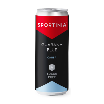Напиток Sportinia GUARANA blu 2400 мг 330 мл
