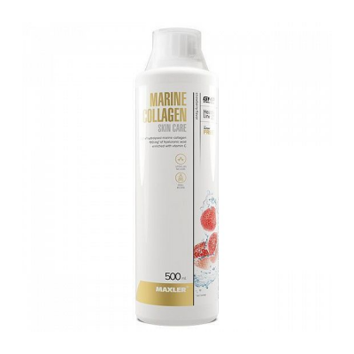 Морской коллаген Maxler Marine Collagen Skin Care 500 мл клубника Морской коллаген Maxler Marine Collagen Skin Care 500 мл клубника