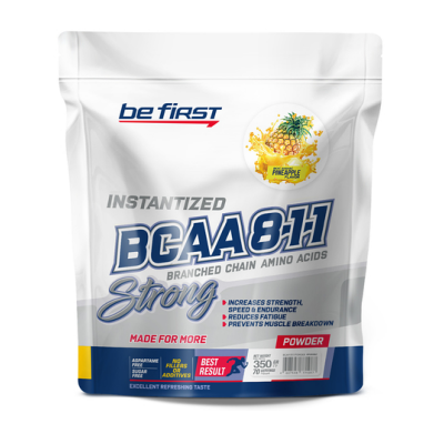 Аминокислоты Be First BCAA 8:1:1 Instantized powder 350 грамм ананас Аминокислоты Be First BCAA 8:1:1 Instantized powder 350 грамм ананас