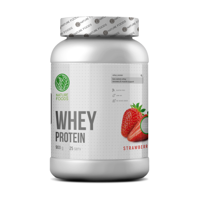 Протеин Nature Foods Whey Protein 900 г клубника