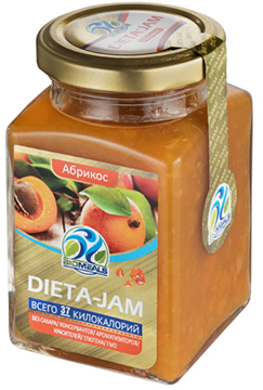 Джем Biomeals Dieta-Jam, 230 г, вкус: абрикос