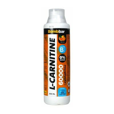 L-Carnitine 60000 + Синефрин Bombbar 500 мл фруктовый микс L-Carnitine 60000 + Синефрин Bombbar 500 мл фруктовый микс