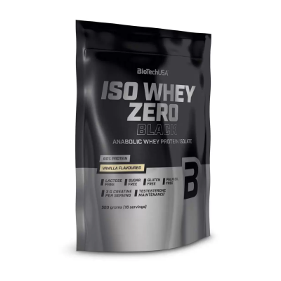 Изолят протеина BioTech Iso Whey Zero (black) lactose free 500 г ваниль