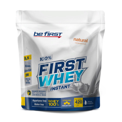 Протеин Be First First Whey Instant 420 г - натуральный
