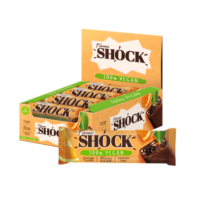 Батончик глазированный FitnesSHOCK 12 шт 40 гр апельсин Батончик глазированный FitnesSHOCK 12 шт 40 гр апельсин