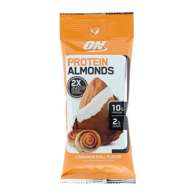 Protein Almonds 12*43 г - булочка с корицей (Cinnamon Roll) Protein Almonds 12*43 г - булочка с корицей (Cinnamon Roll)