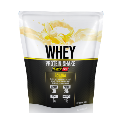 Протеин Whey Protein Shake Power Pro 900 г банан