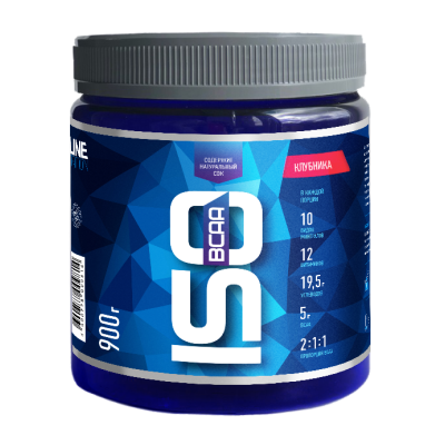 Изотоник RLine ISOtonic BCAA 900 г клубника Изотоник RLine ISOtonic BCAA 900 г клубника