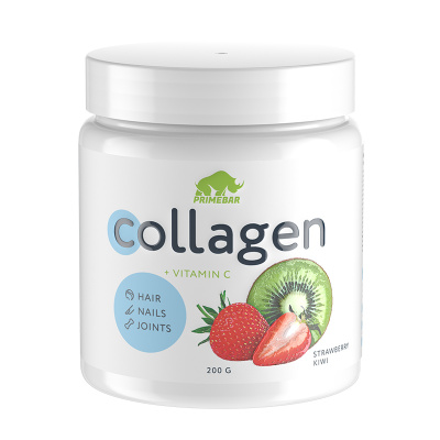 Коллаген PrimeBar Collagen 200 г, вкус: киви-клубника Коллаген PrimeBar Collagen 200 г, вкус: киви-клубника