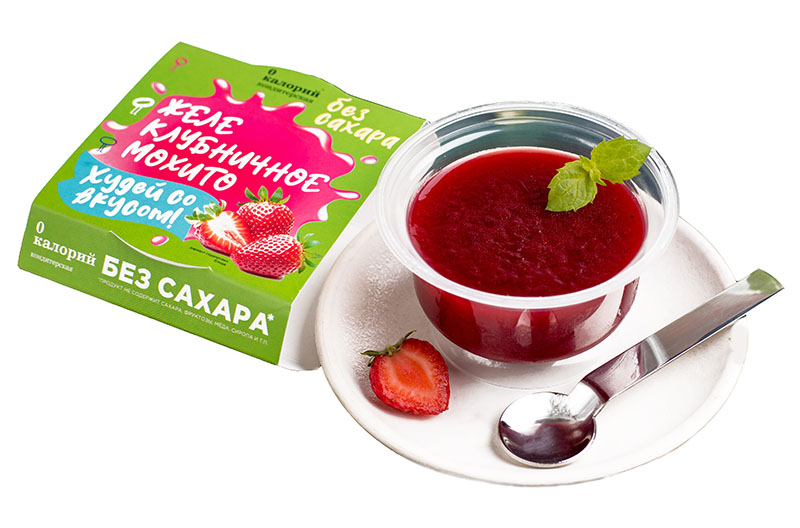 купить желе клубничное 0 калорий 120 г