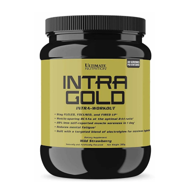 Предтренировочный комплекс Ultimate Nutrition Intra Gold 360 г кислое яблоко Предтренировочный комплекс Ultimate Nutrition Intra Gold 360 г кислое яблоко
